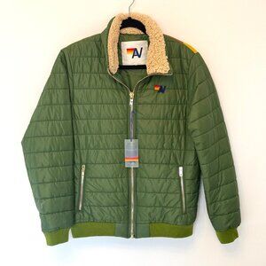 NWT Aviator Nation Green Sunburst Jacket